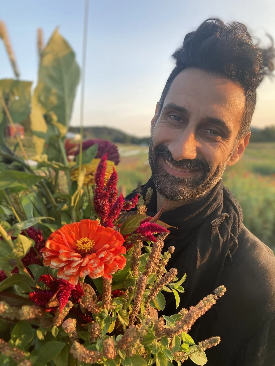 Close-up of Joro, a Hudson Valley-based wedding DJ