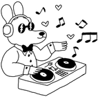 non-traditional wedding djs logo