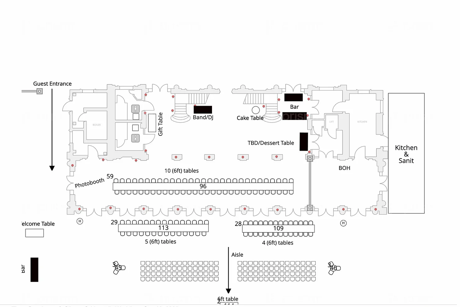 Prospect Park Boathouse Layout