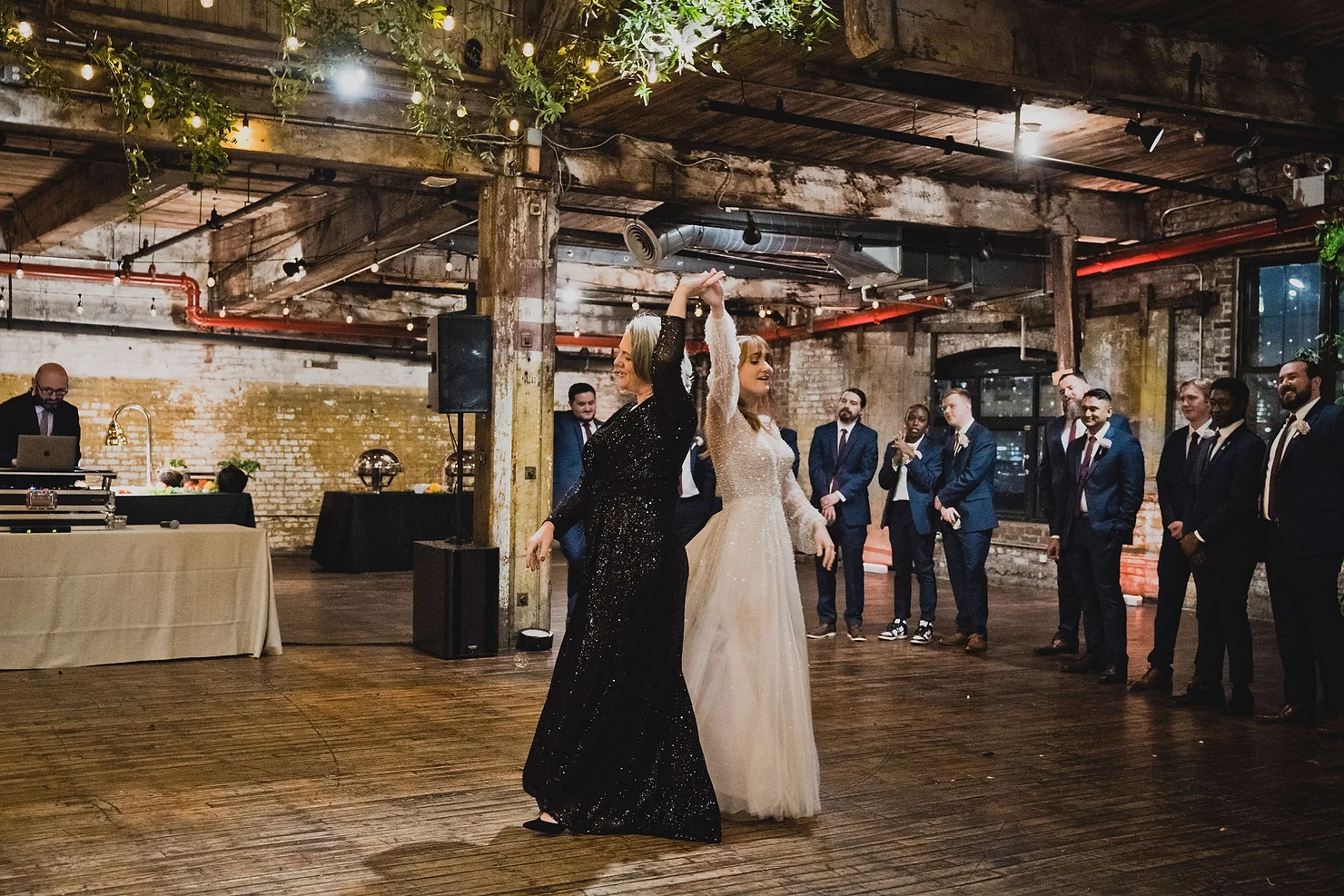 Greenpoint Loft wedding parent dance
