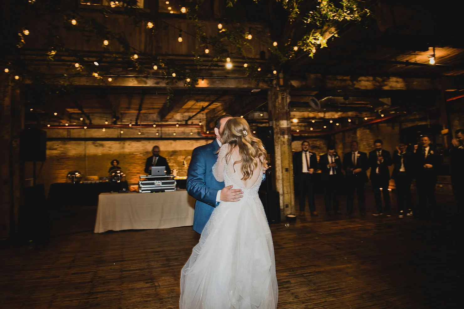 Greenpoint Loft wedding first dance