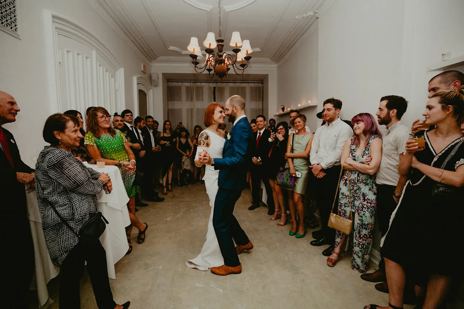 First dance at Maison May wedding, Brooklyn, NY