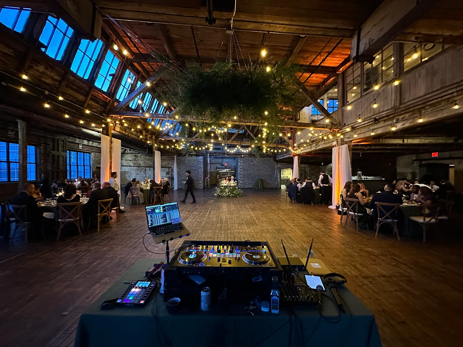 Greenpoint wedding loft DJ