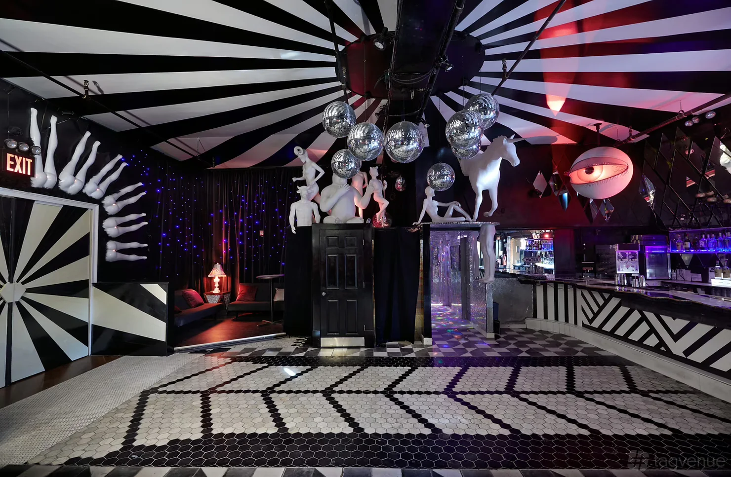 nyc non traditional wedding dj house of yes dance floor