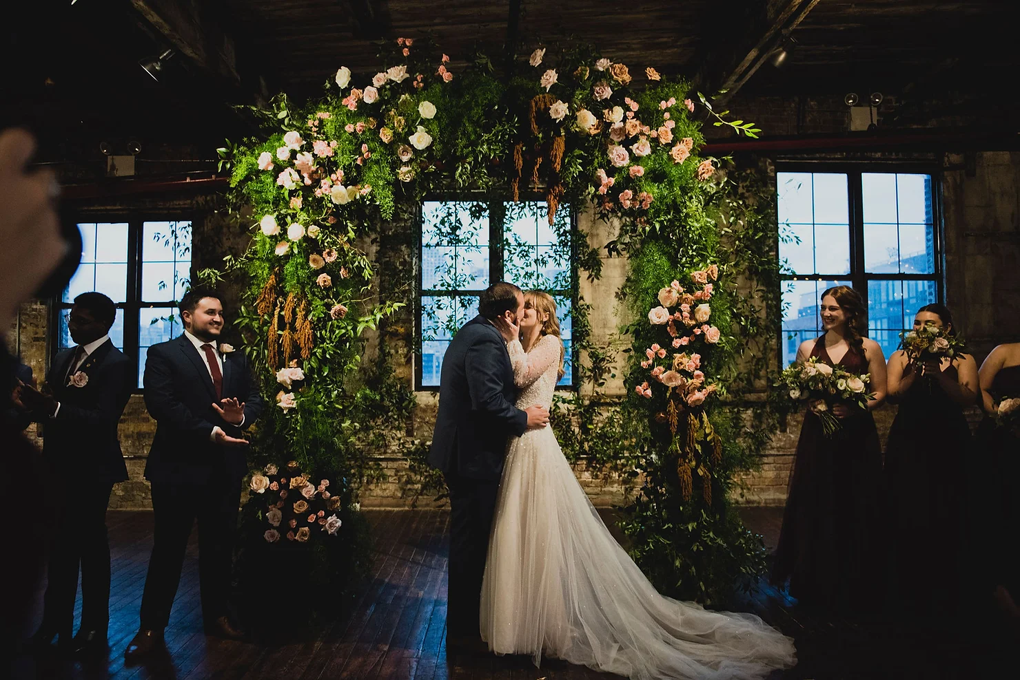 Greenpoint Loft wedding ceremony