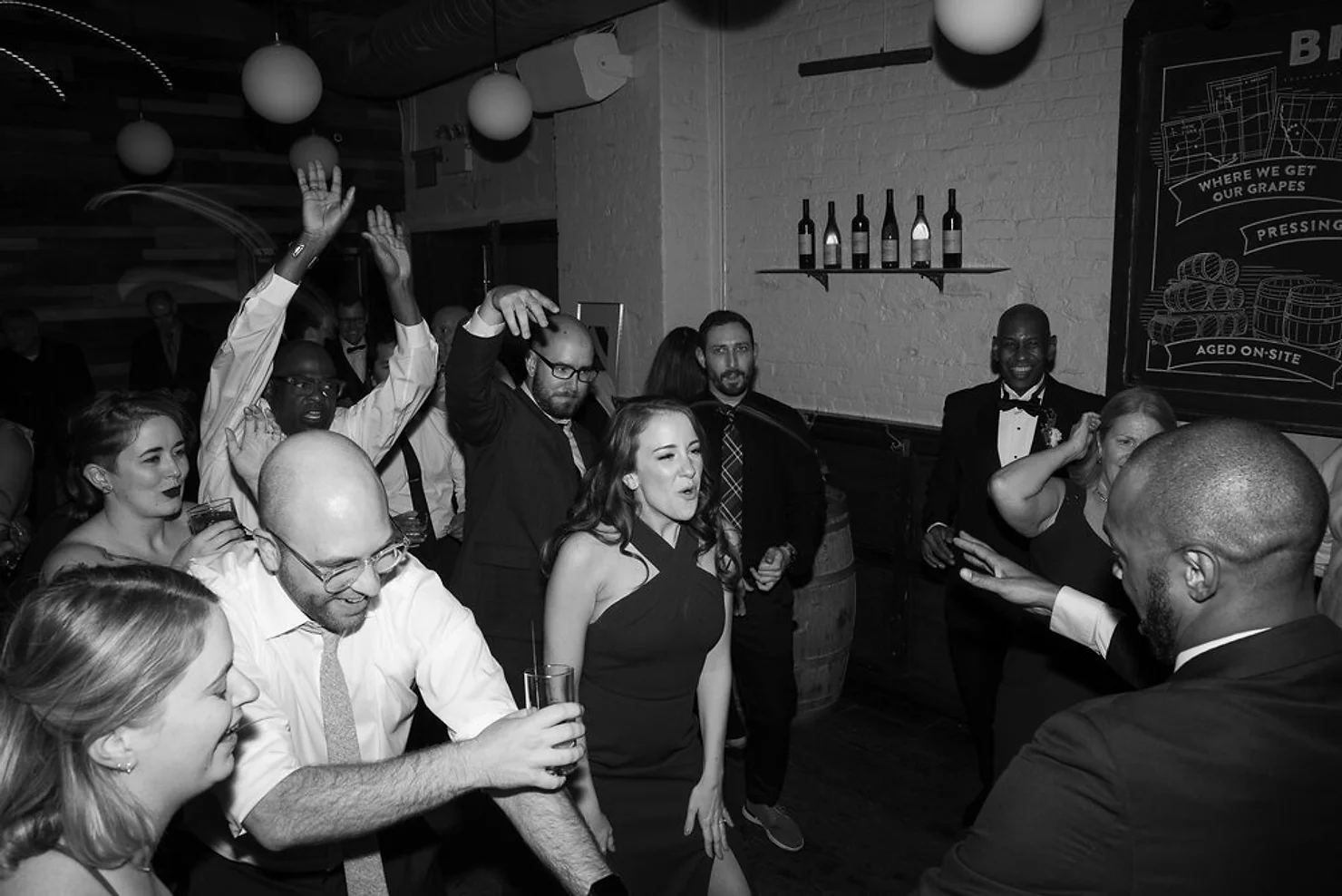 DJ dance party at wedding